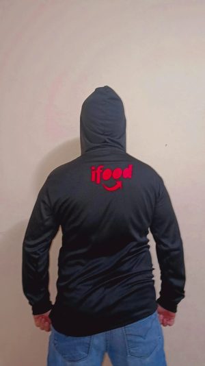 Camiseta manga longa com capuz Dry-fit